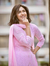 Blossom Pink Chikankari Kurta - Shop Label Aishwaryrika
